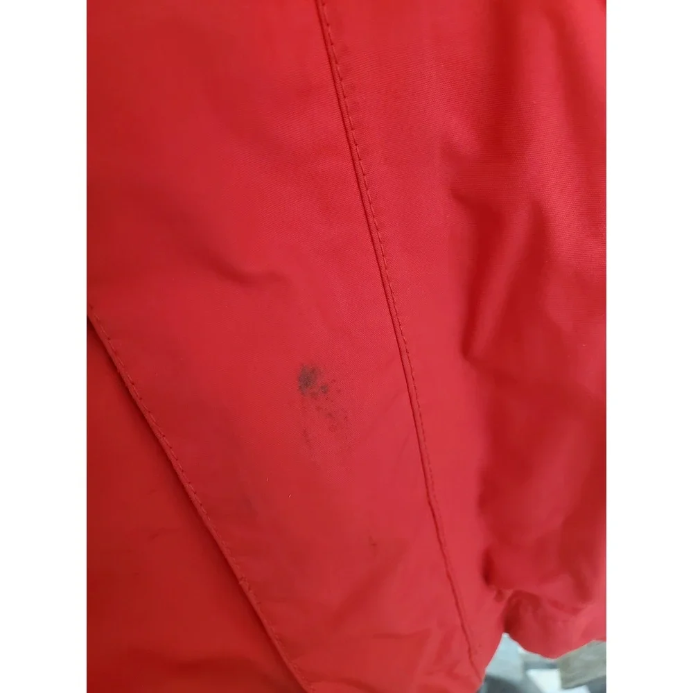 The‎ North Face HyVent Shell Jacket Red Black Hooded Mens XL Coat